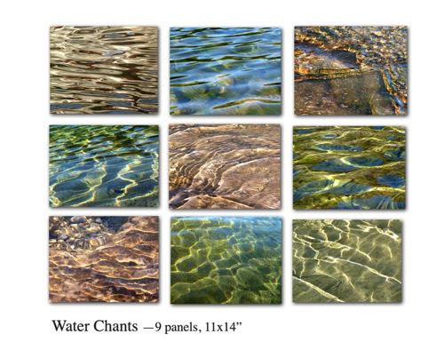 Water Chants 9 panel